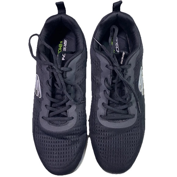 Skechers Men\'s Summits‎ Torre Lace Up Shoes Sneakers Black Lite-weight Sz.10 main image 6